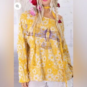 NWT Magnolia Pearl Love Co. Malibu Ca Hawk T